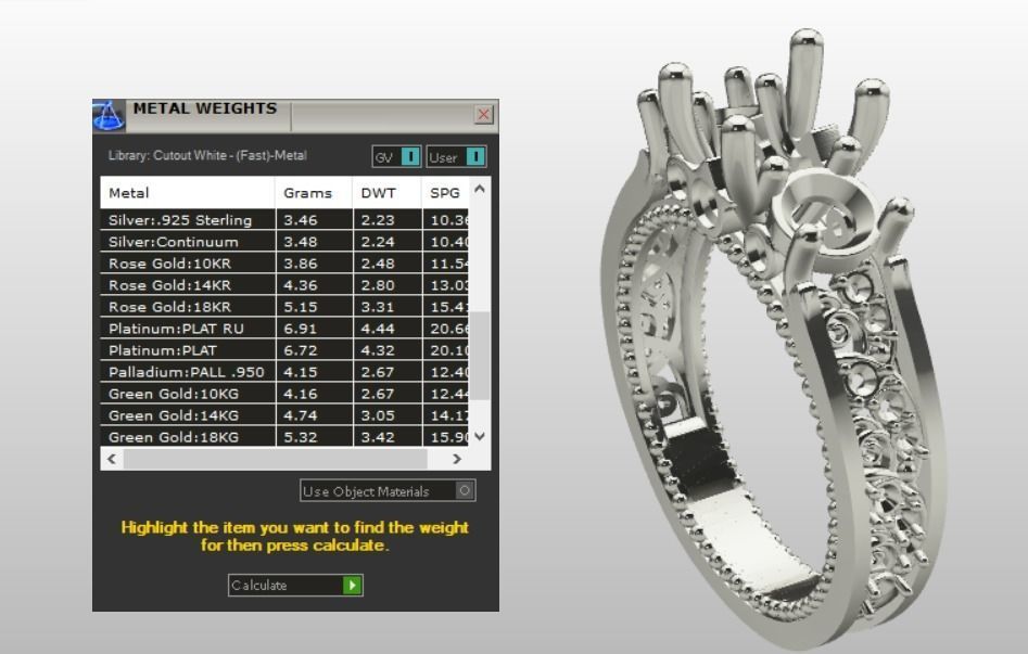 solitaire set ring 02 3D print model_9