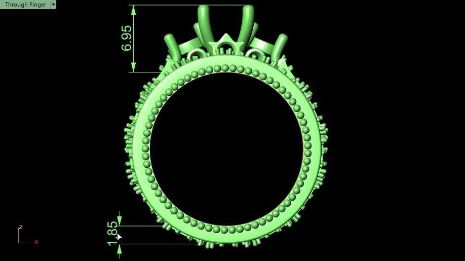 solitaire set ring 02 3D print model_13