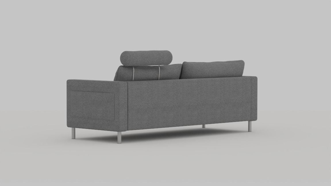 Noobist - Sofa - Acaniton Low-poly 3D model_4