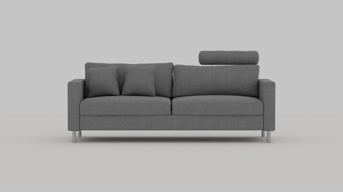 Noobist - Sofa - Acaniton Low-poly 3D model_2