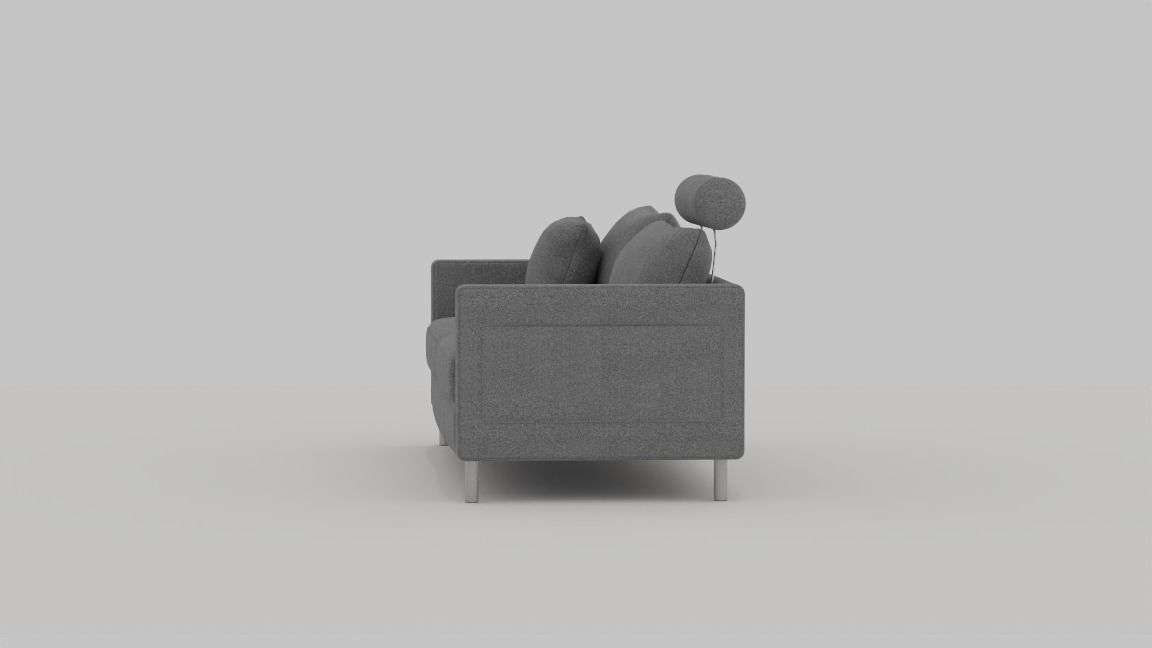 Noobist - Sofa - Acaniton Low-poly 3D model_3