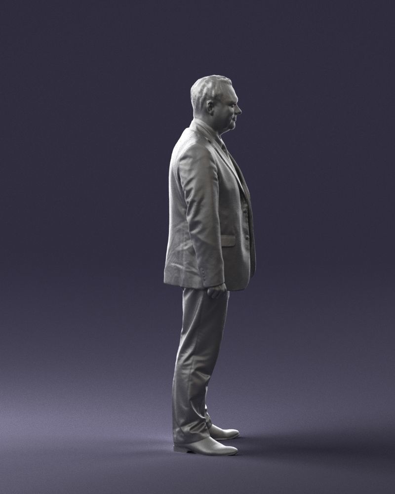 Man in gray jacket 0619 3D model_28
