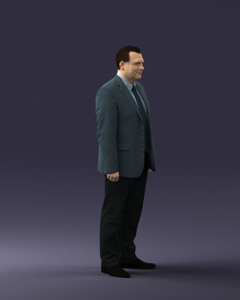 Man in gray jacket 0619 3D model_30