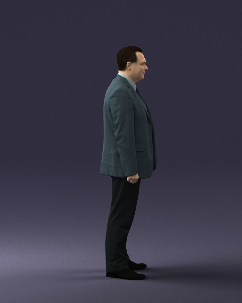 Man in gray jacket 0619 3D model_27