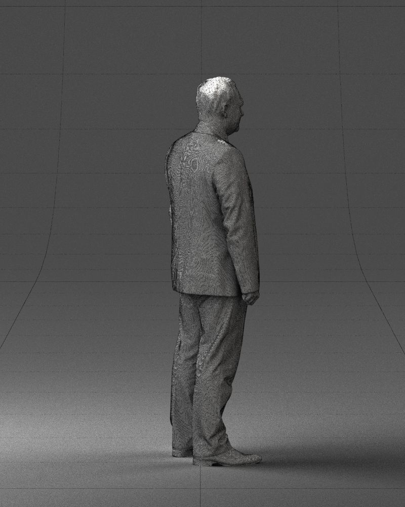Man in gray jacket 0619 3D model_26