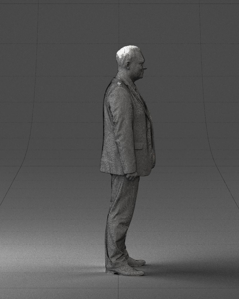 Man in gray jacket 0619 3D model_29
