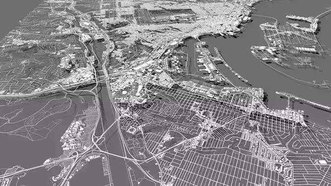 Cityscape San Diego  California USA