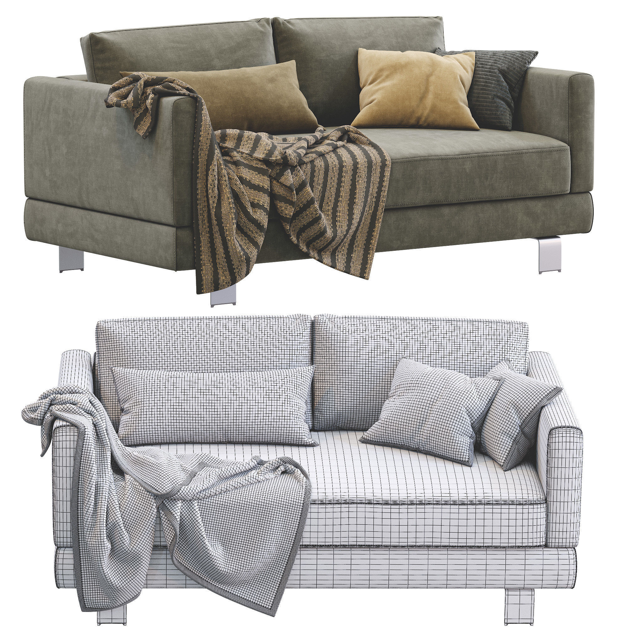 Sofa Milan 3D model_5