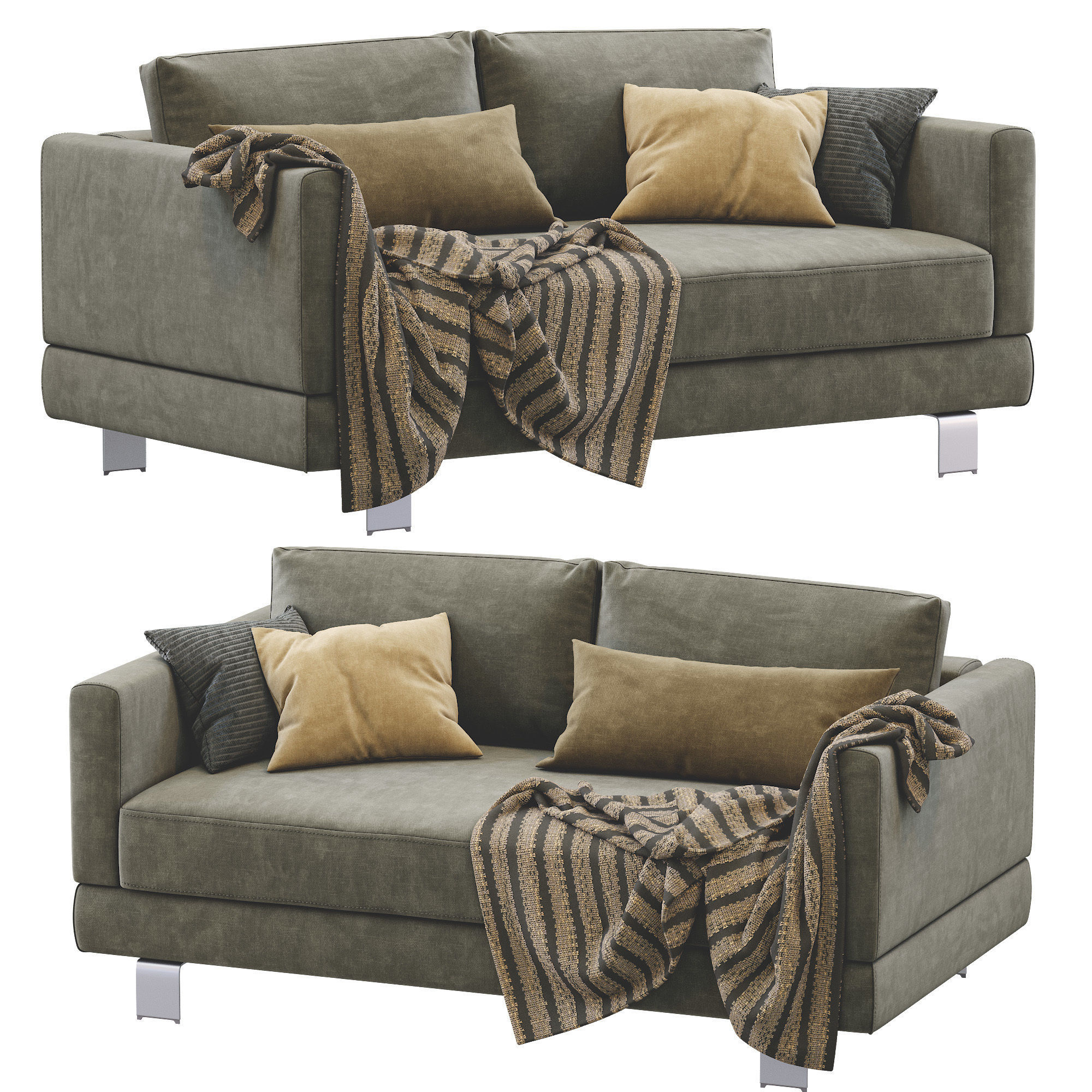 Sofa Milan 3D model_4