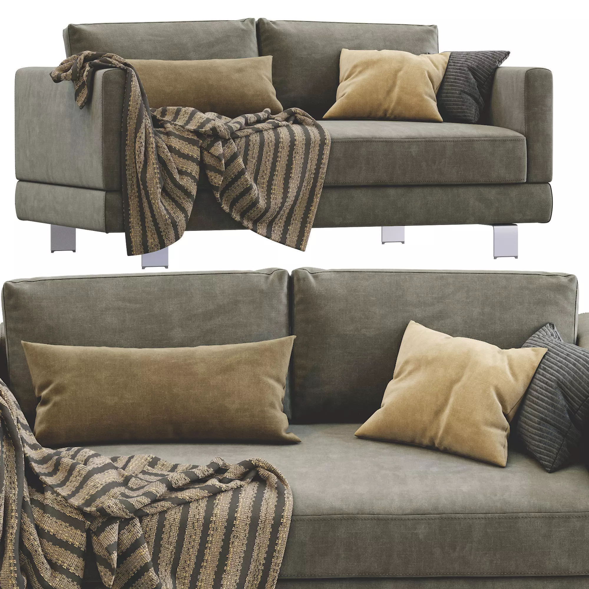 Sofa Milan 3D model_0