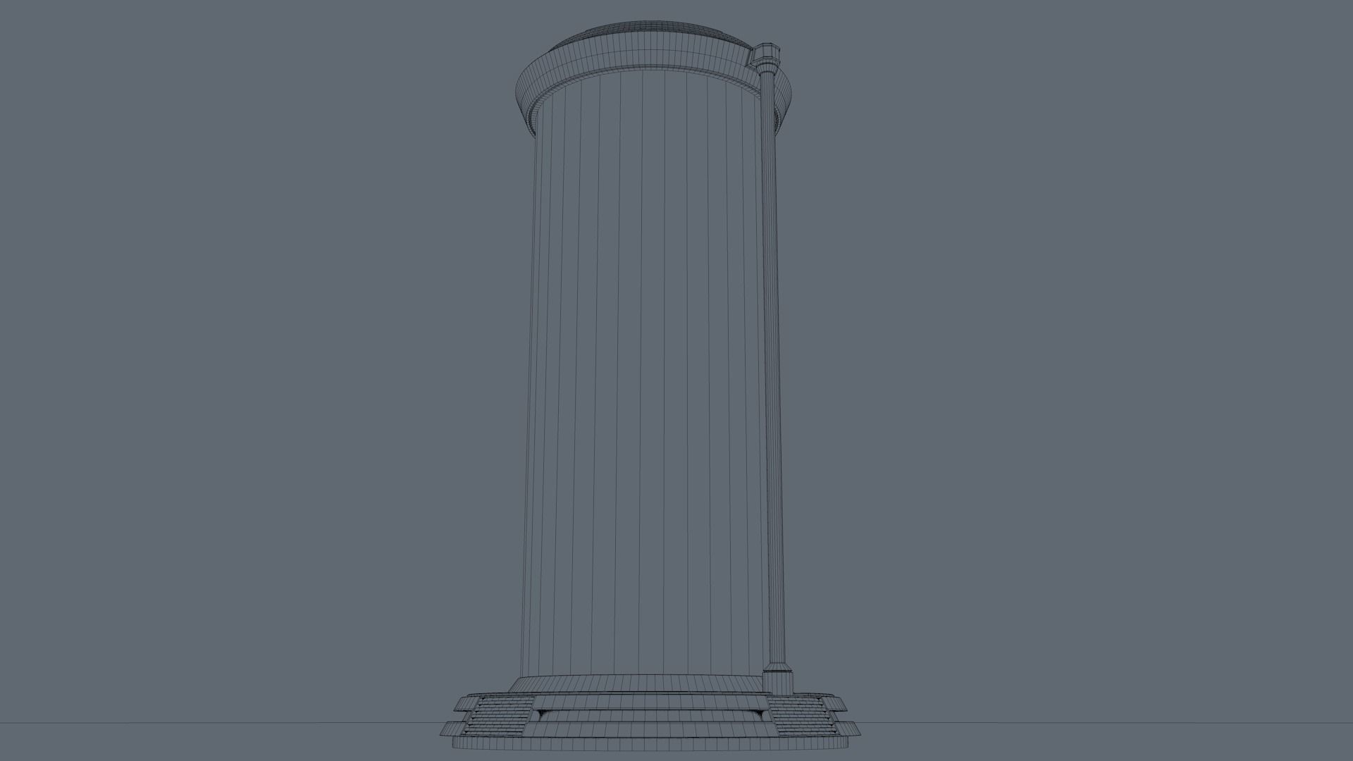 Sci Fi Liquid Cylinder 3D model_13