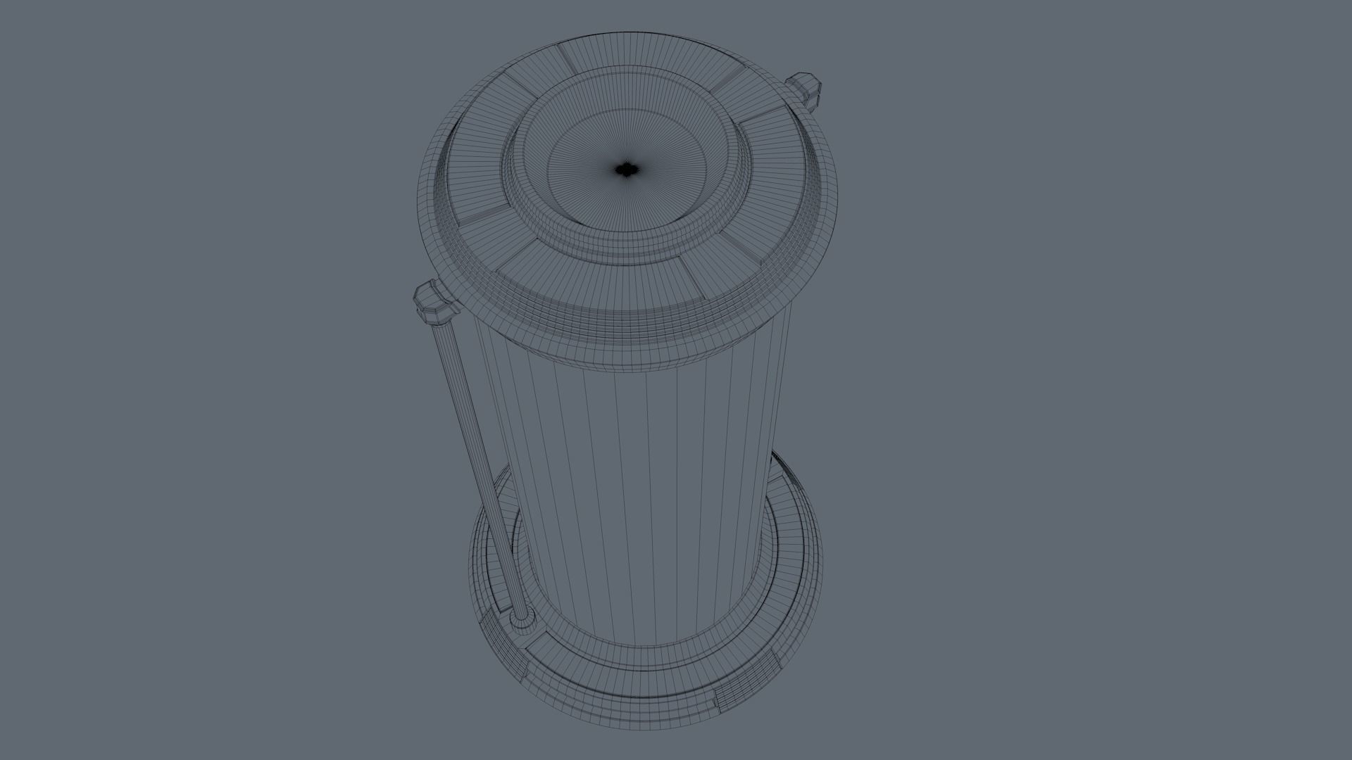Sci Fi Liquid Cylinder 3D model_14