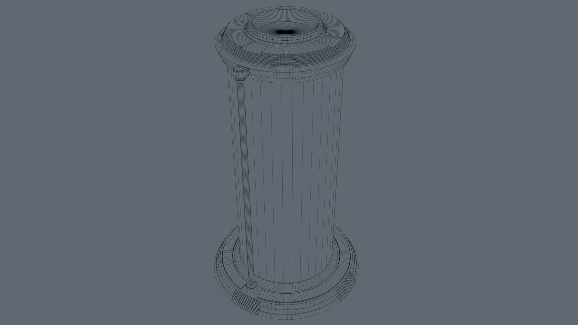 Sci Fi Liquid Cylinder 3D model_12