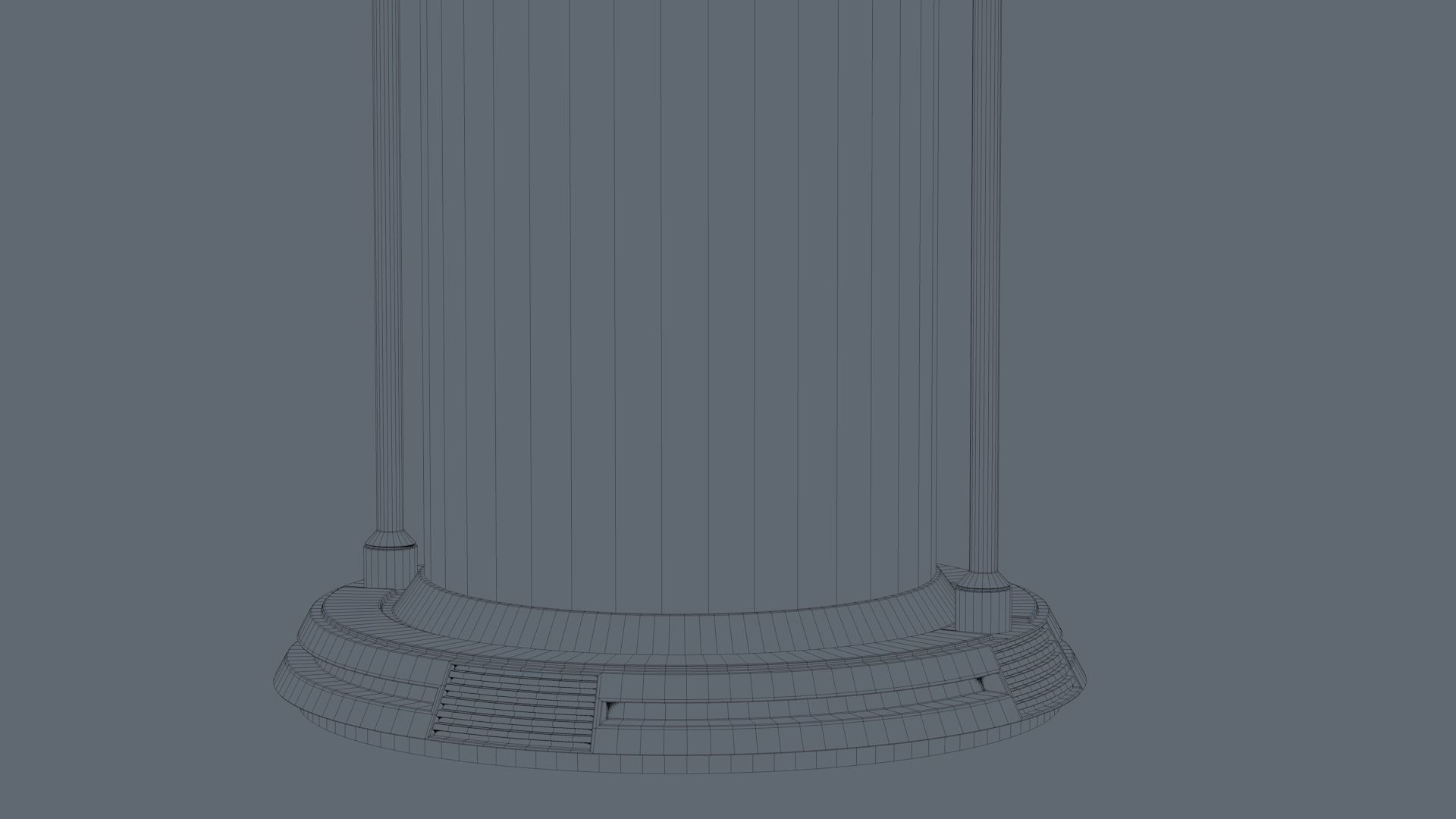 Sci Fi Liquid Cylinder 3D model_11