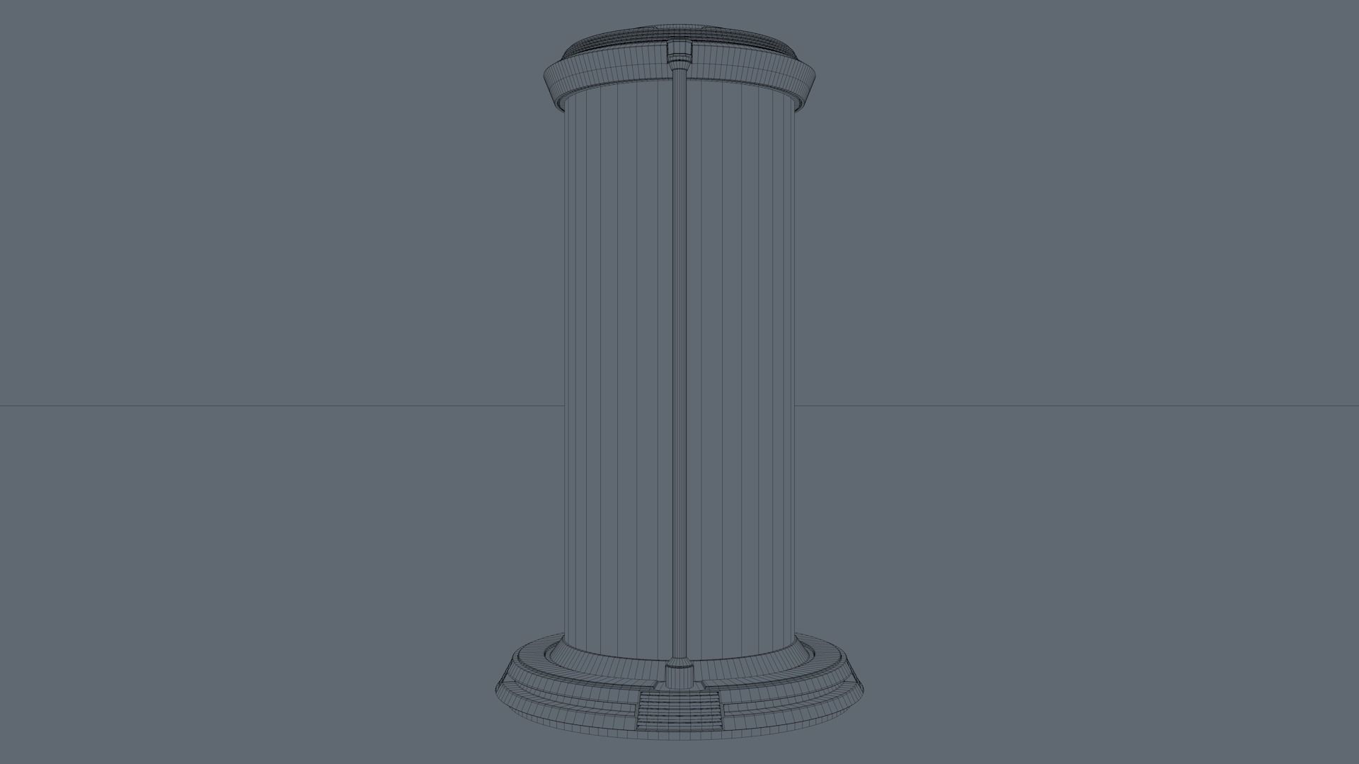 Sci Fi Liquid Cylinder 3D model_15