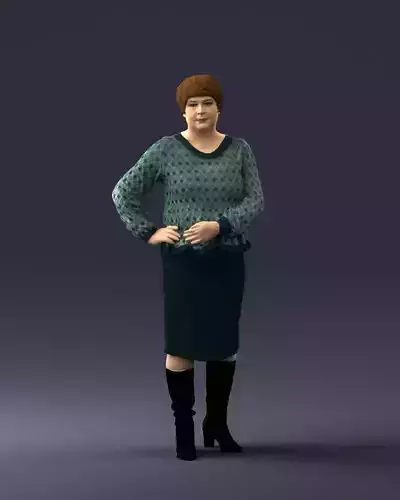 Lady wavy blouse 0721