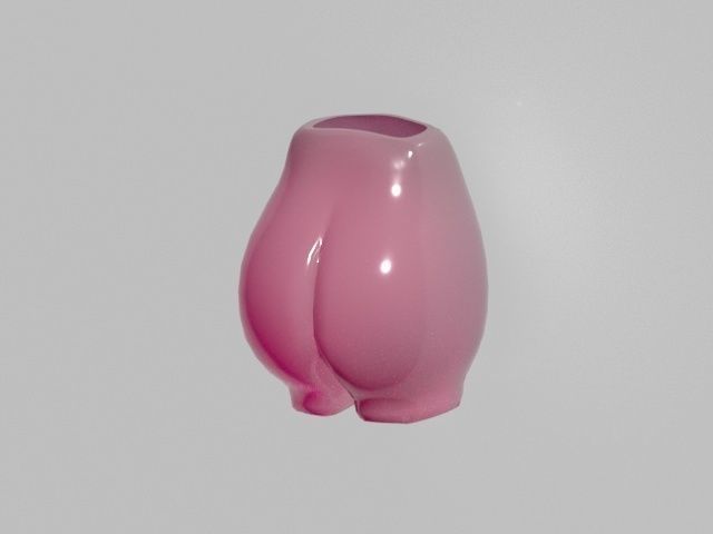 cerveza vase 3D print model_1