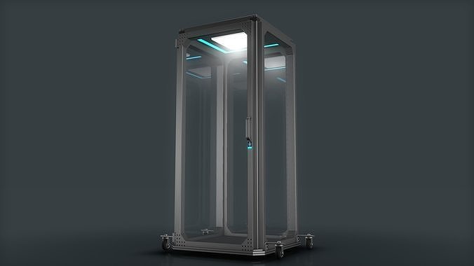 Sci Fi Container 3D model
