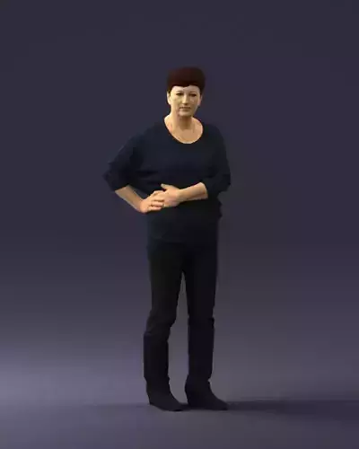 Woman trousers and sweater 0740