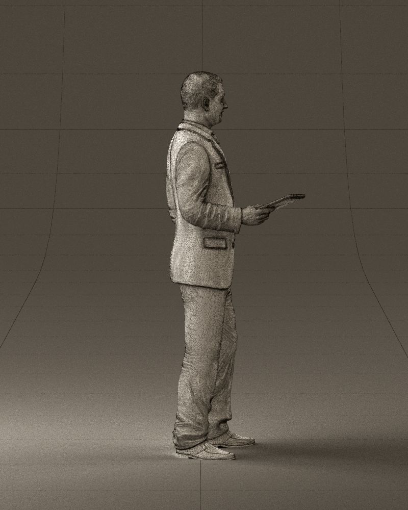 Man in blue suit ipad 0746 3D model_14