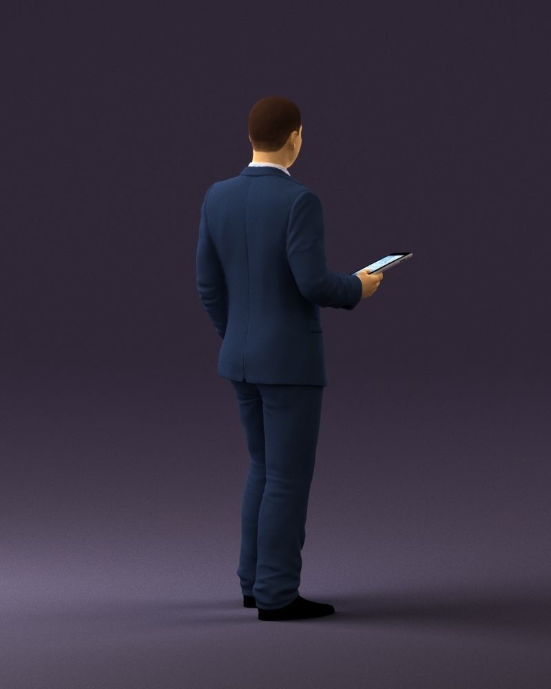 Man in blue suit ipad 0746 3D model_15