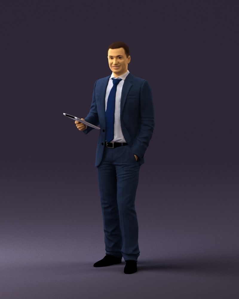 Man in blue suit ipad 0746 3D model_30