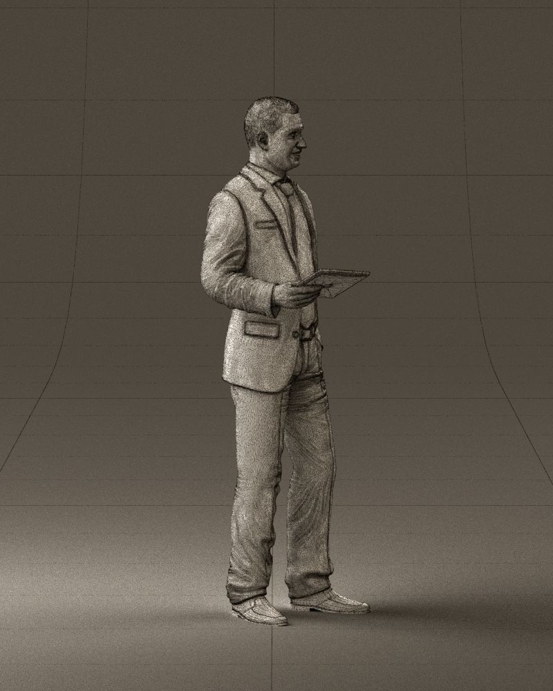 Man in blue suit ipad 0746 3D model_11