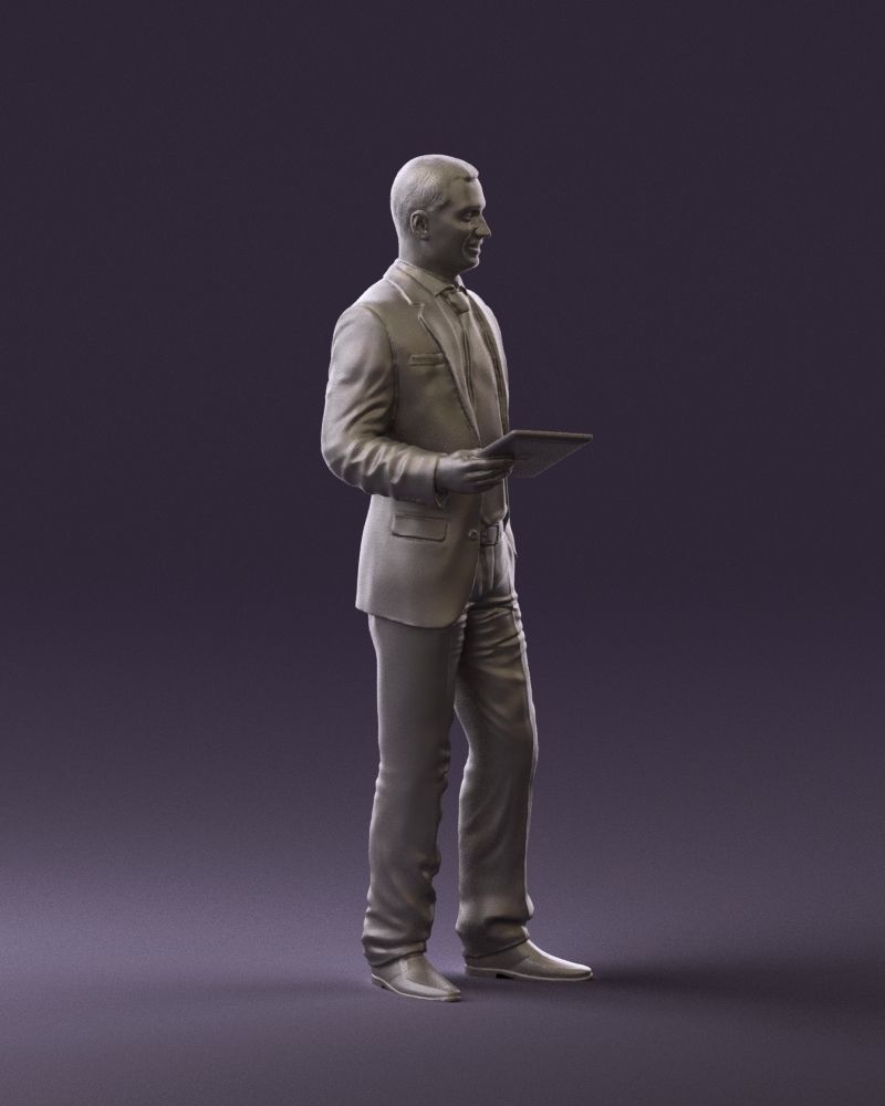 Man in blue suit ipad 0746 3D model_10