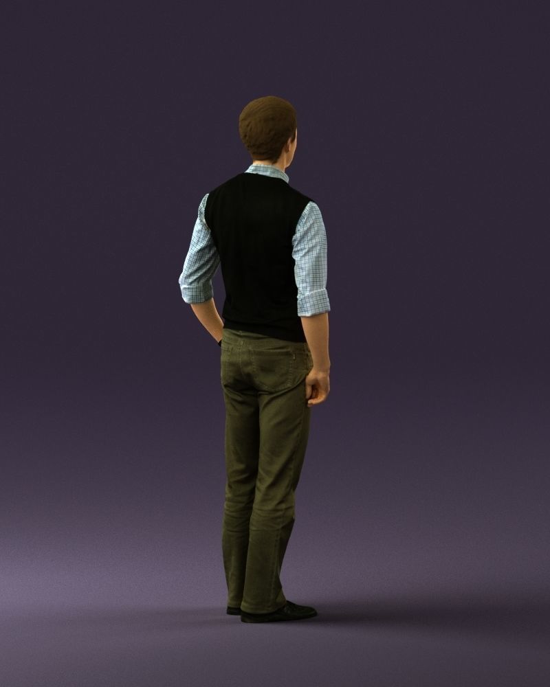 Man in green jeans 0747 3D Print Ready 3D print model_11