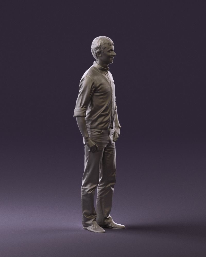 Man in green jeans 0747 3D Print Ready 3D print model_6