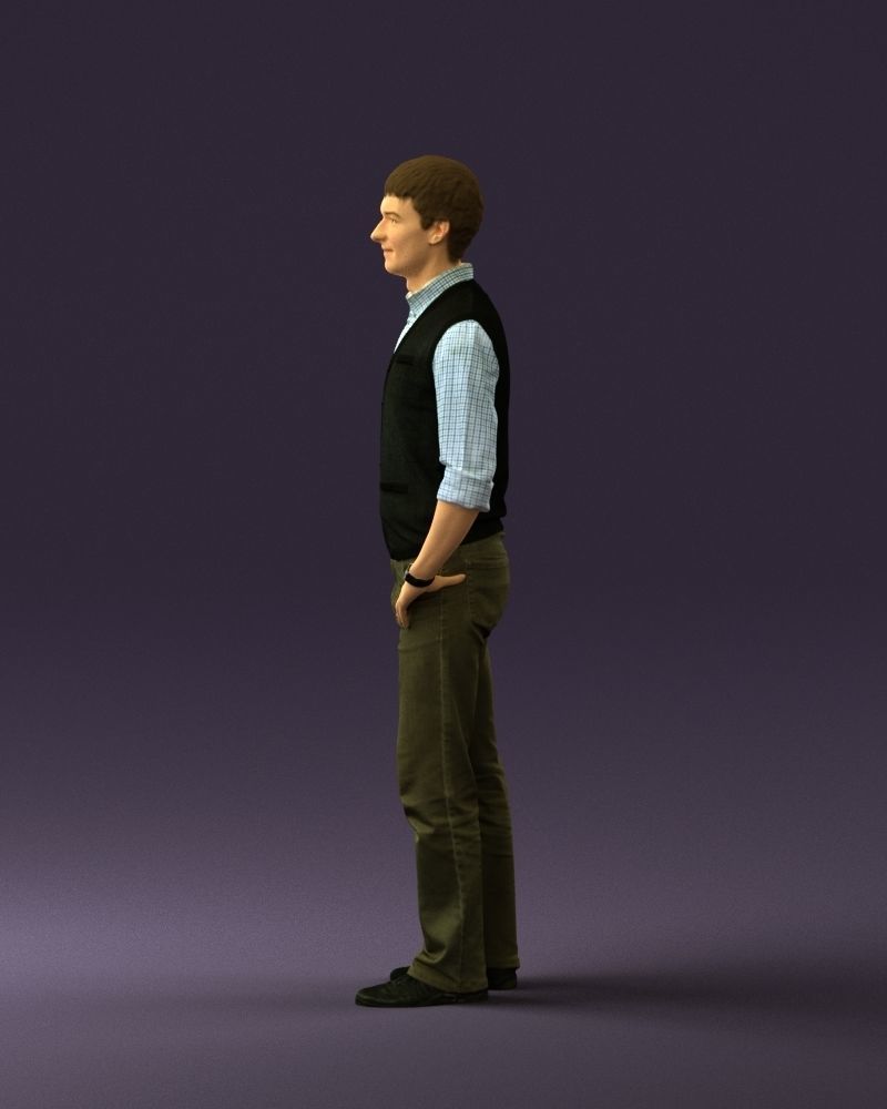 Man in green jeans 0747 3D Print Ready 3D print model_17