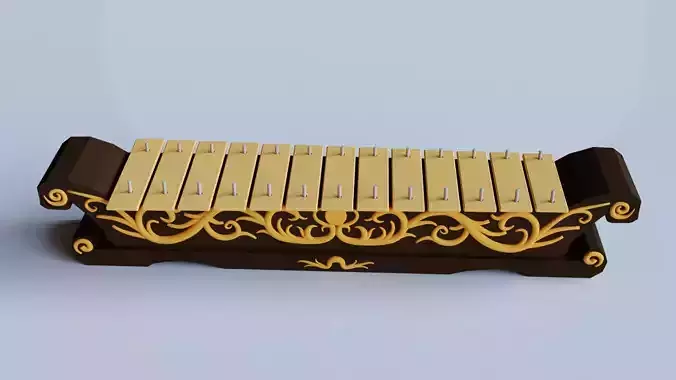 Saron or Ricik Traditional Musical Instrument
