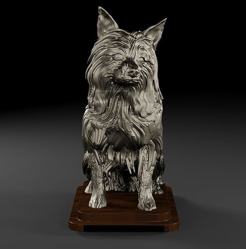 yorkshire terrier 3D print model