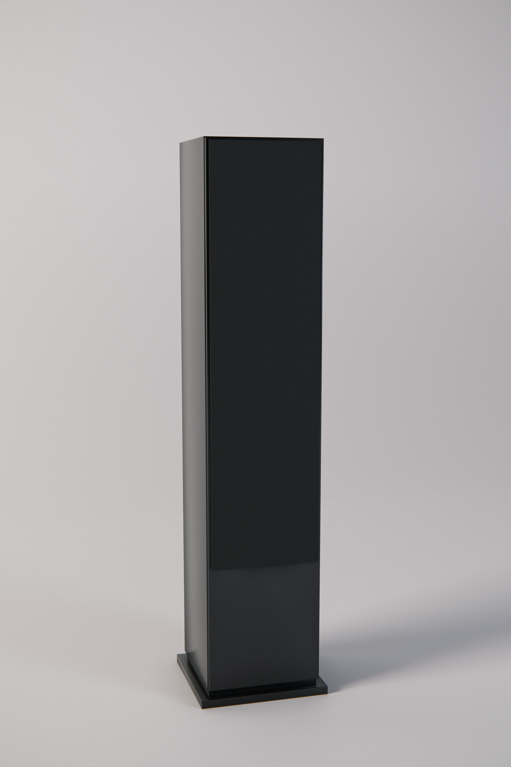 Set of speakers Low-poly 3D model_8