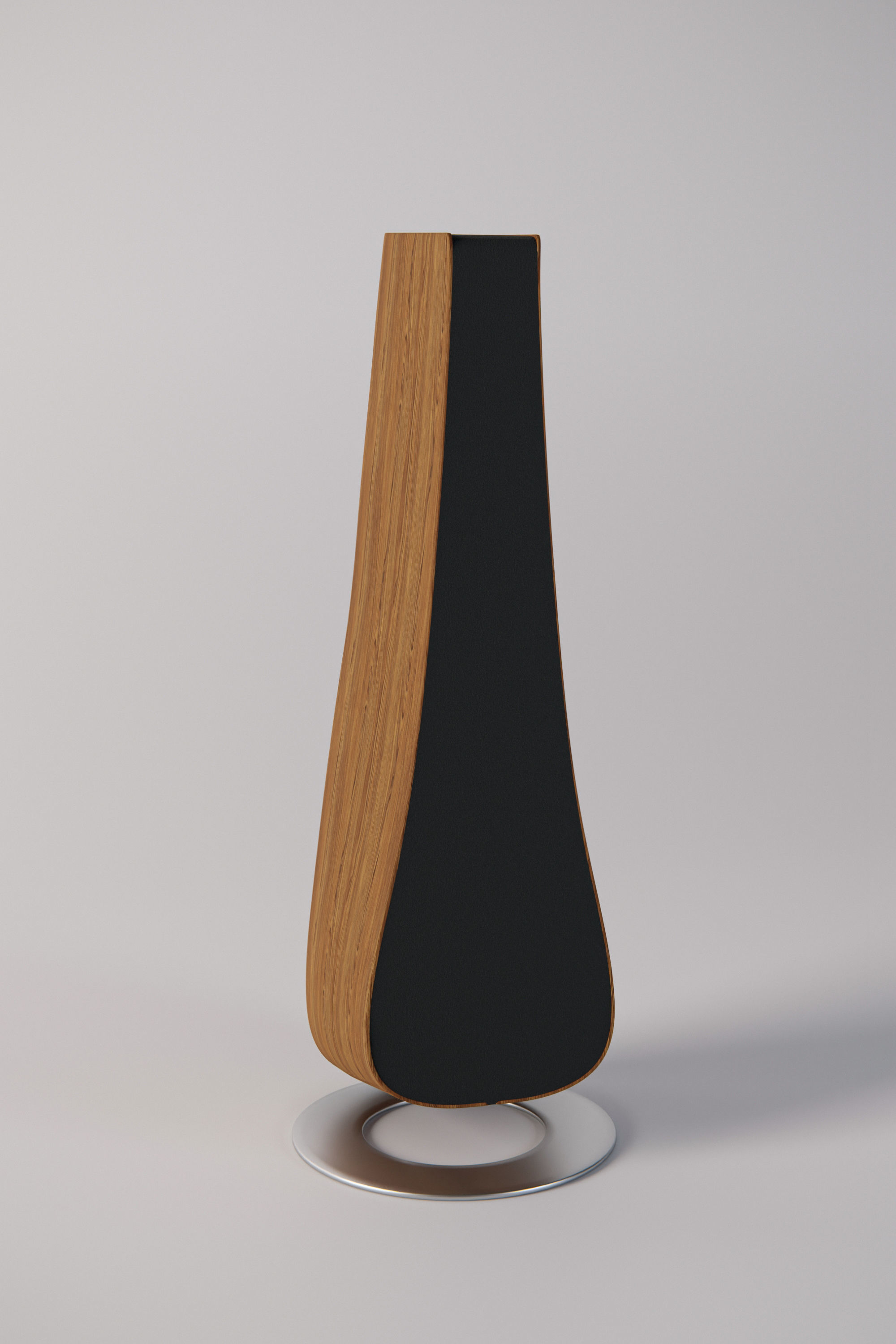 Set of speakers Low-poly 3D model_3