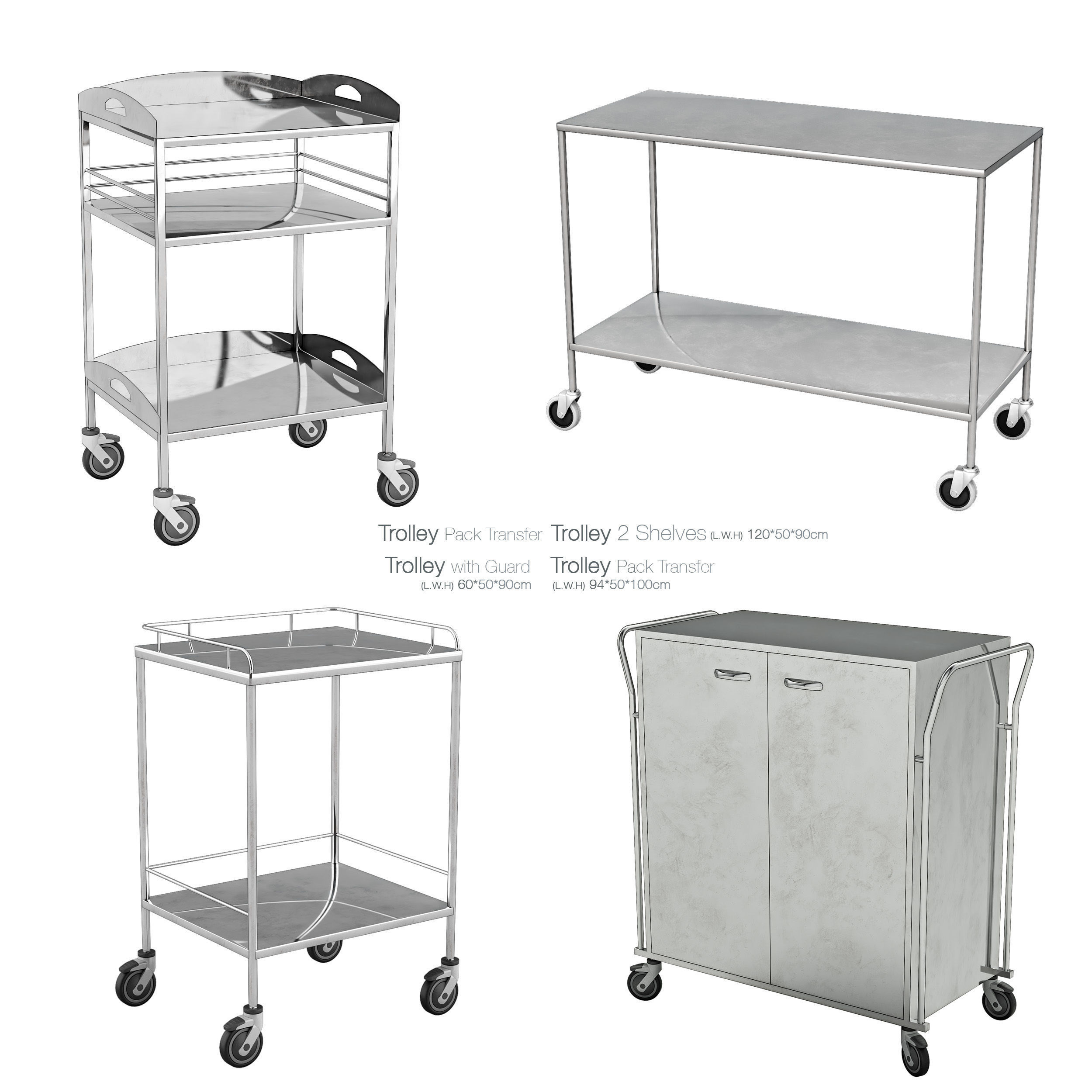 Hospital Equipment Collection 3D model_3
