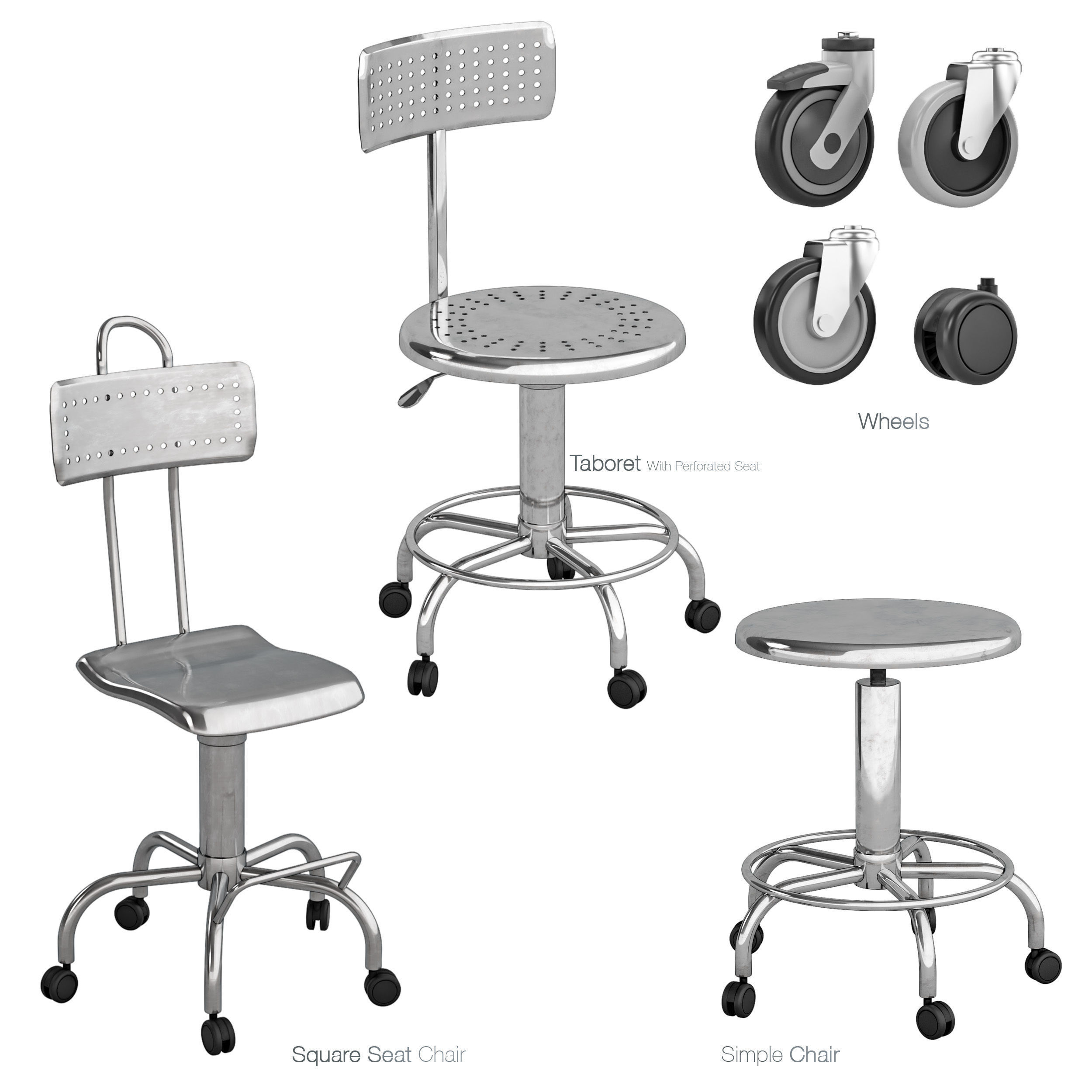 Hospital Equipment Collection 3D model_2