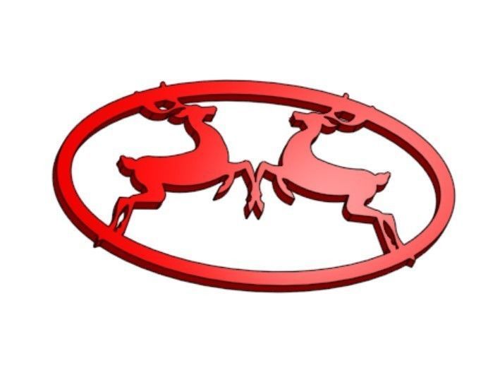 Wall Art Reindeer 3D print model_1