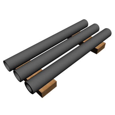 2in Pipe 3D model_2