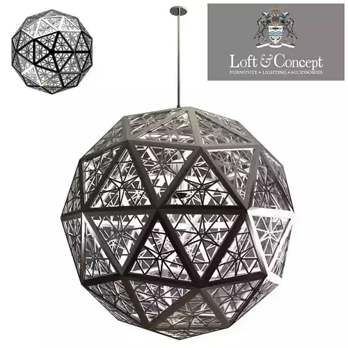 Chandelier Etch Web 3D model