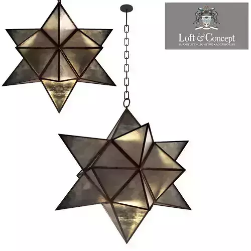 Chandelier Black Star Smoke