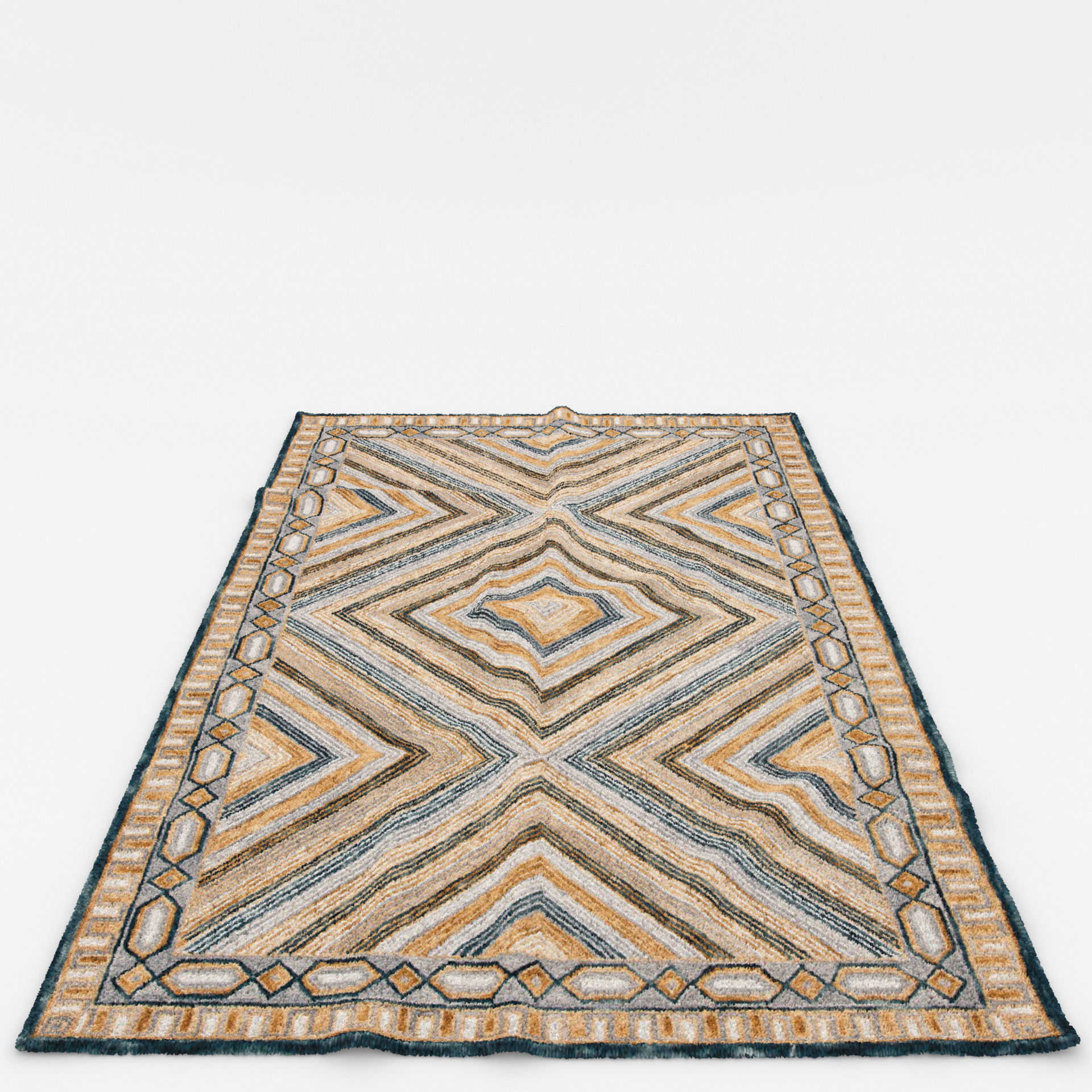 Rugs No 177 Low-poly 3D model_7