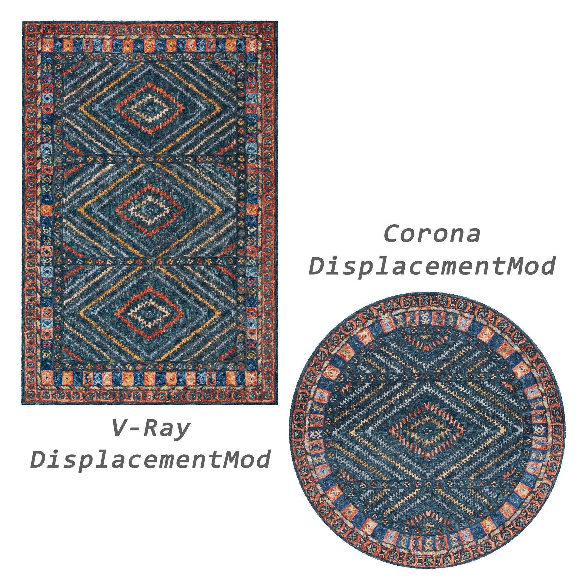 Rugs No 177 Low-poly 3D model_2