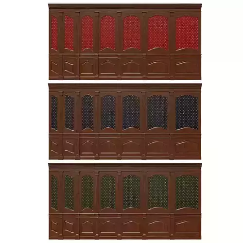 Wood panels 22 3D model