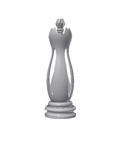 Chess Queen 3D print model