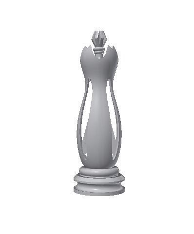 Chess Queen 3D print model