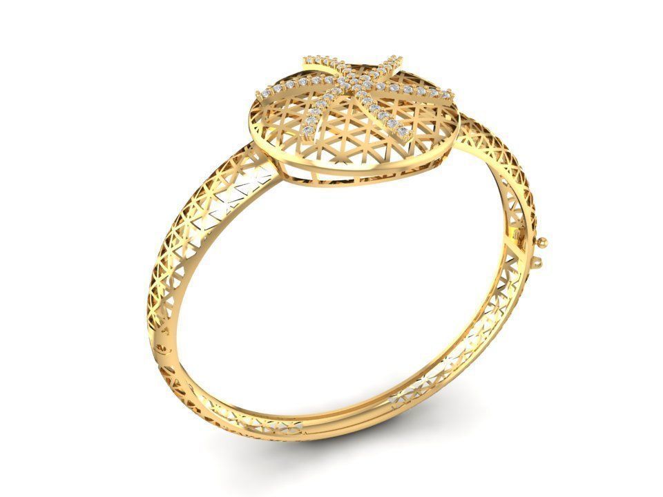 3D Model Geometric Lattice Jewelry Set Ring Pendant Earring 1192 3D print model_10