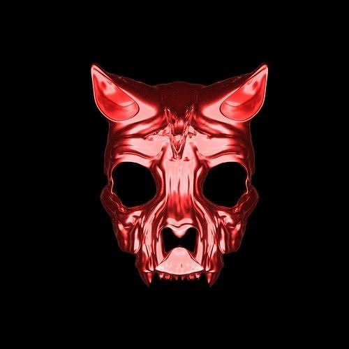 Cat skull mask 3D print model