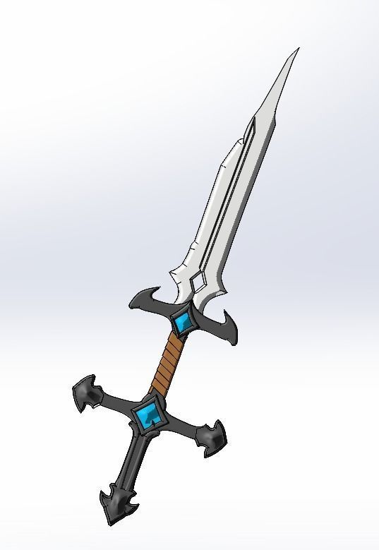 VALORANT BROKEN BLADE OF THE RUINED KING 3D print model_3