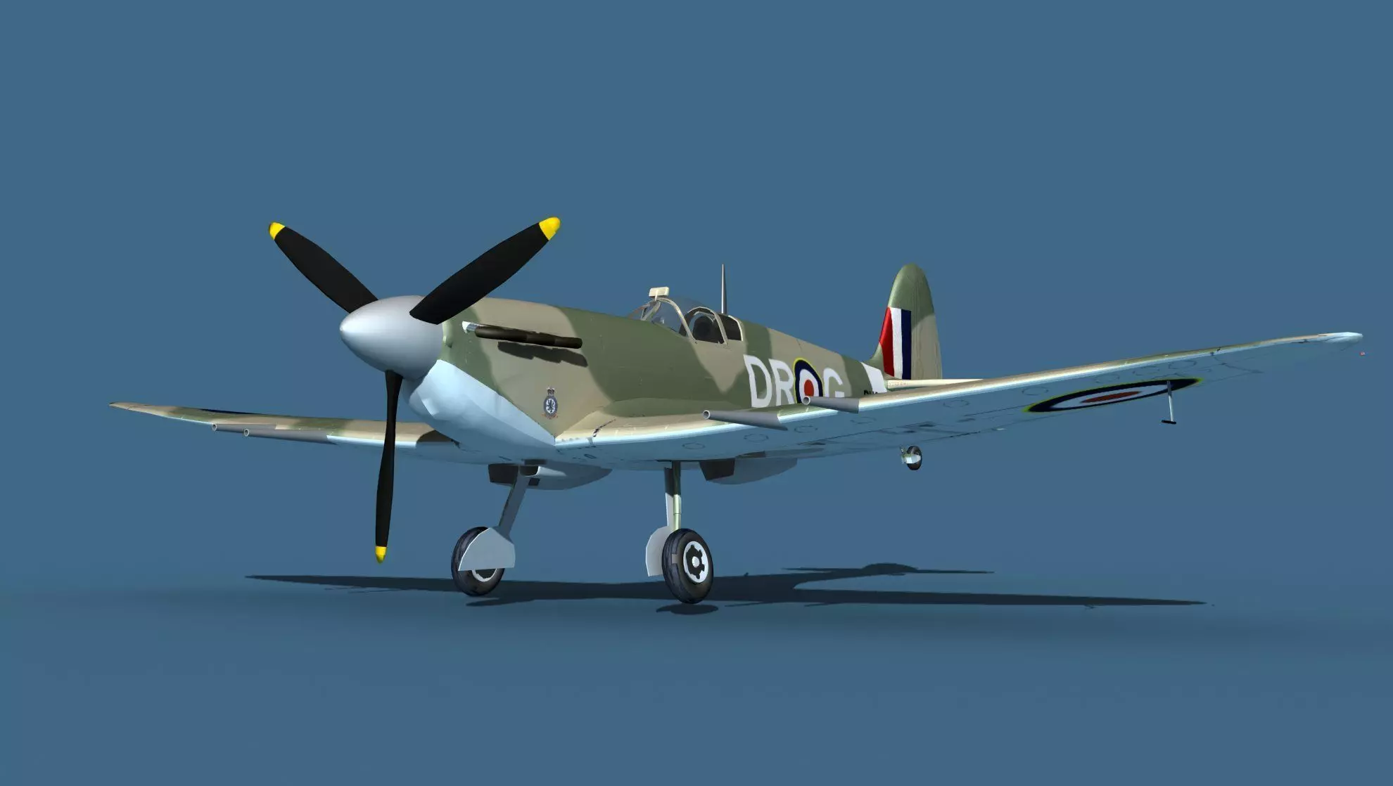 Supermarine Spitfire MkVI V02 3D model